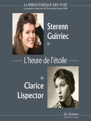 cover image of L'heure de l'étoile
